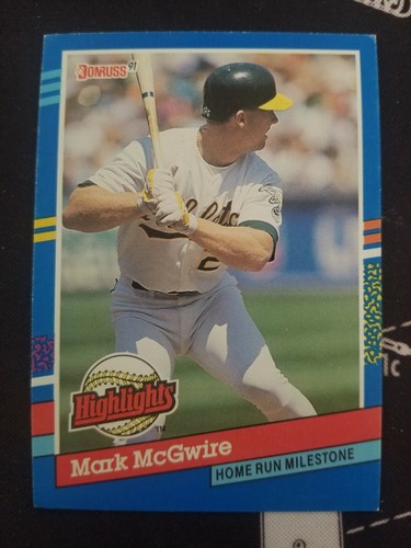 Donruss mark mcgwire 9 - 91, bc-9